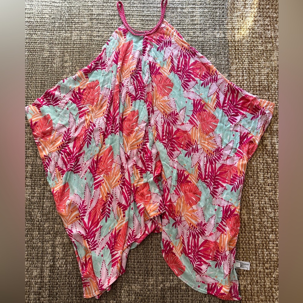 Floral Tropical print Girls Maxi Dress